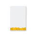 Personalized beer lover notepad with a white writing area, golden yellow beer and foam design, and a name at the bottom
