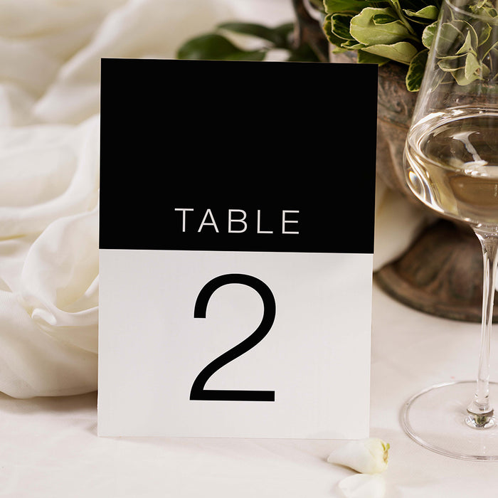 Black and White Birthday Invitation Personalized Party Card