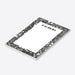 Personalized notepad with black and white bokeh design and custom name-side
