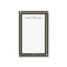 Personalized black and gold notepad with elegant border, custom name, and writing space