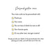Note card personalization ideas: add a thank you message, your name or a favorite quote, or leave the wording blank.