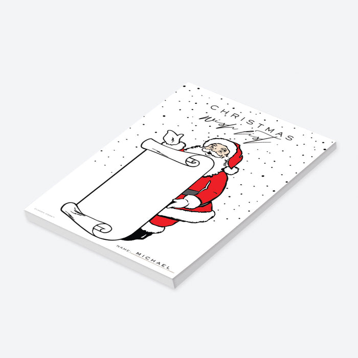 Christmas Wish List for Kids Santa Letter Writing Pad