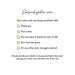 Note card personalization ideas: add a thank you message, your name or a favorite quote, or leave the wording blank.