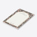 Personalized lined notepad with Notes Worth Keeping heading, custom name and ornate border of blush pearls, clear jewels and scrollwork-side