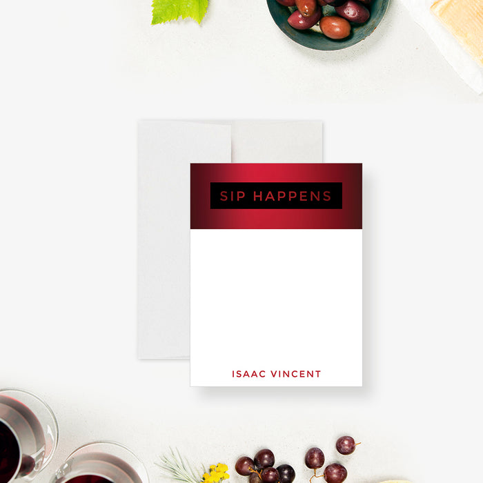 Wine and Dine Engagement Party Invitation Dinner Theme Card