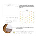 Front and back of personalized family note cards with colorful hearts with A2 size and matte cardstock details.