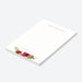 Personalized floral notepad featuring a custom name and vintage flowers, ideal for weddings, parties, gifts, and everyday note-taking.-side