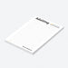 Personalized adulting notepad with custom name, funny one-star rating, “would not recommend” message, and lined writing space-side