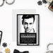 Personalized mugshot bachelor party invitation with groom’s black-and-white photo, name, funny charge wording and custom event details-front