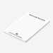 personalized gothic notepad featuring the words "Killer Notes," lined pages, a skull-and-crossbones illustration, and a customizable name-side