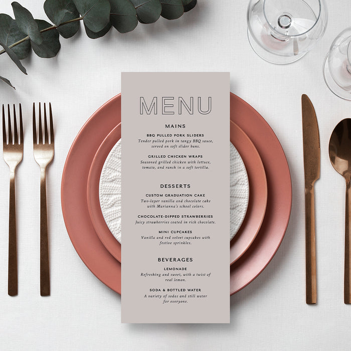 Modern Graduation Party Invitation with Photo