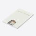 Personalized graduation notepad with custom photo, name header, and lined pages designed as a graduation gift or party keepsake-side