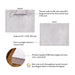 Front and back of personalized gray cheers note cards with A2 size and matte cardstock details.