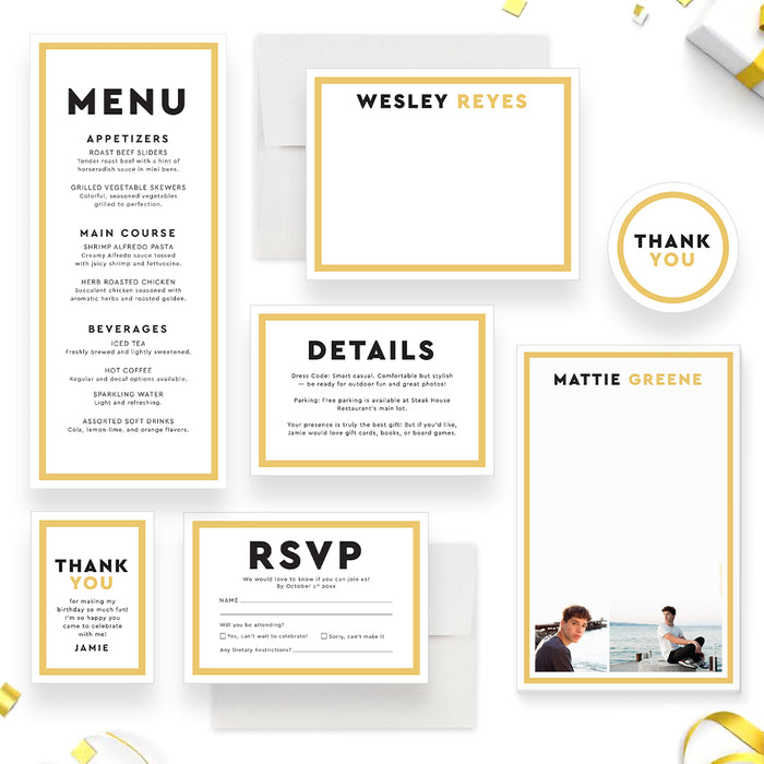 Mens Birthday Party Invitations For Any Age