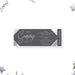 Personalized modern gray surprise 40th birthday ticket invitation for men with party details, diagonal stripes and Admit One wording