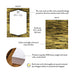 Product details for personalized movie night thank you cards: front and back designs, A2 size, matte cardstock, and design proof.