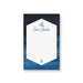 personalized nautical notepad with sailboat illustration, anchor detail, ocean blue background, and custom name