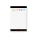 Personalized name notepad colorful stationery custom writing pad with modern rainbow lettering