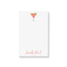 Personalized notepad with margarita drink and lime illustration, stationery gift for cocktail party celebrations