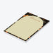 Personalized notepad with vintage floral illustration, an arch frame, and a customizable name-side