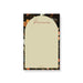 Personalized notepad with vintage floral illustration, an arch frame, and a customizable name