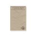 Vintage telegram-style personalized notepad with an “80 Years” stamp on brown paper design, adding a nostalgic, retro touch to everyday note-taking.