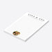 Personalized notepad with names featuring a couple’s picture-side