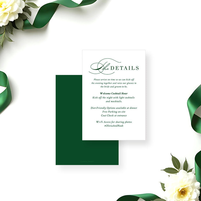 Wedding Rehearsal Dinner Invitation with Photo Personalized