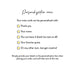 Note card personalization ideas including a thank you message, name, blank card or favorite quote.