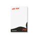 personalized funny notepad with Hey You wording, black and orange speech bubble design, custom name, and blank writing space