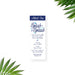Personalized Splish Splash pool party birthday ticket invitation with blue water drops, custom date, time, address and RSVP details