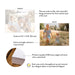Front and back of personalized two photo family note cards with A2 size and matte cardstock details.