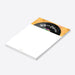 personalized vinyl record notepad with retro music design and custom name-side