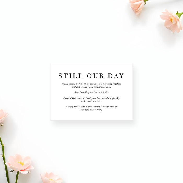 Personalized Photo Wedding Anniversary Invitation