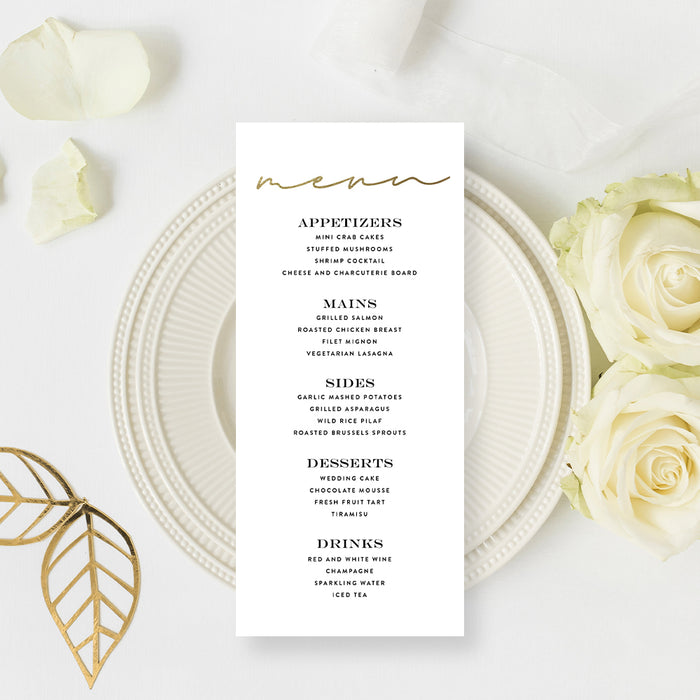 Personalized Romantic Wedding Invitation with Elegant Design