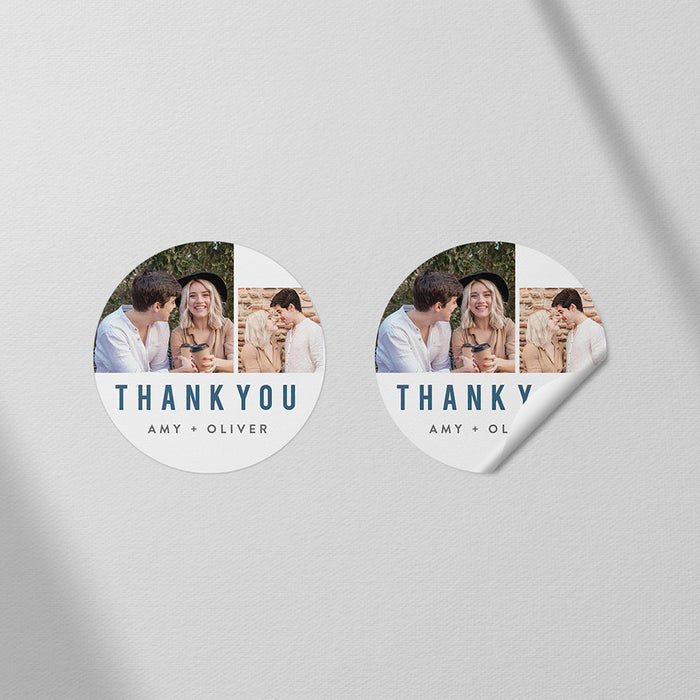 Photo Collage Wedding Invitation Modern Personalized Design