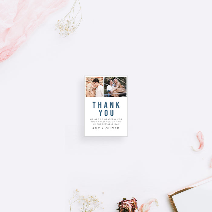 Photo Collage Wedding Invitation Modern Personalized Design