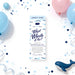 Personalized whale gender reveal party ticket invitation with Admit One heading, What Whale It Be wording, navy whale, blue waves and custom details