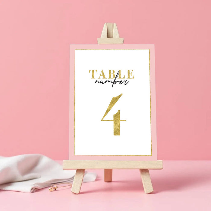 Pink Gold Holiday Cocktail Party Invitation