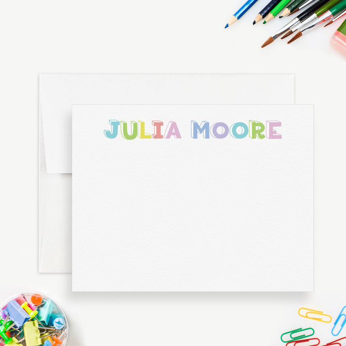 Personalized polka dot baby shower thank you card for boys or girls