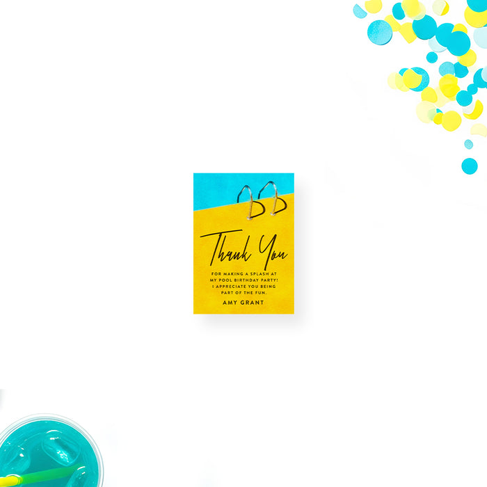 Pool Party Birthday Invitation Summer Swim Party