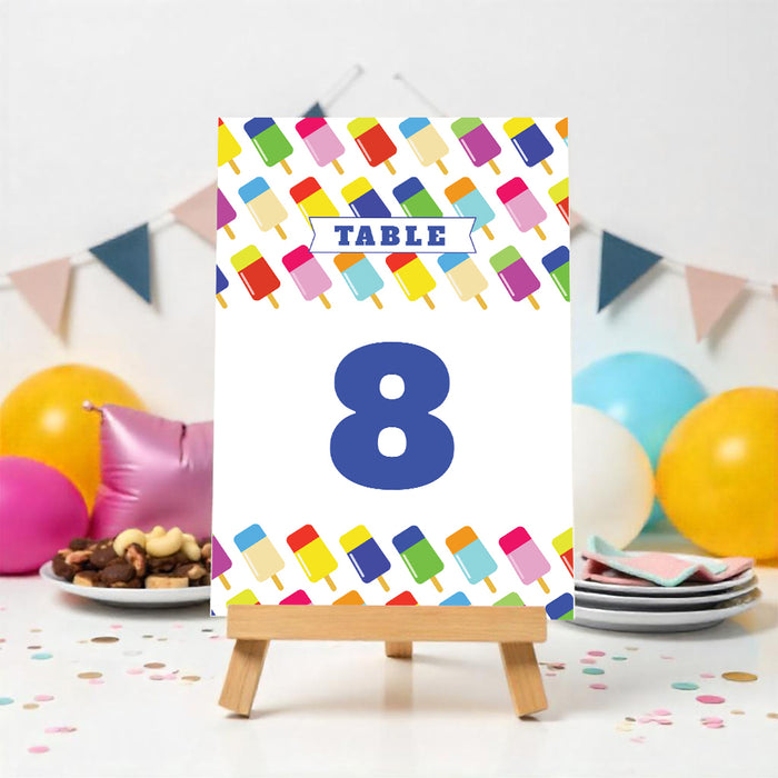 Popsicle Birthday Invitation Summer Party Design