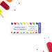 Popsicle party ticket invitation with a colorful ice pops design, printed with 'Admit One' for kids' summer birthday