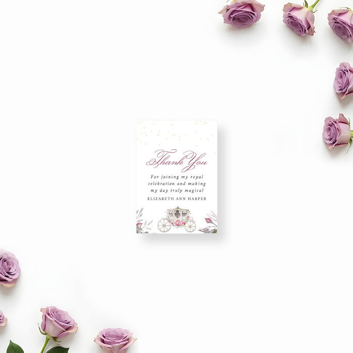 Princess Birthday Invitation Fairytale Carriage Princess Party Invite