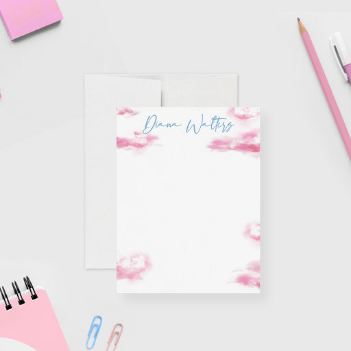 Personalized princess castle thank you card featuring a magical pink castle illustration, perfect for fairytale birthdays and girls’ royal-themed parties