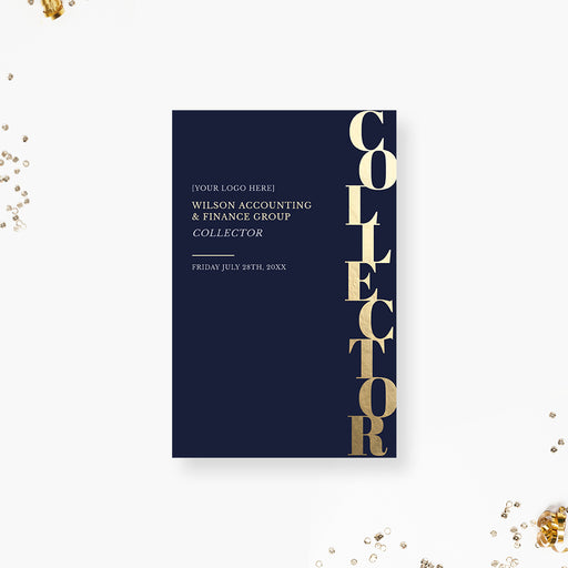 Professional digital collector template for silent and live auctions, editable for fundraising and corporate events