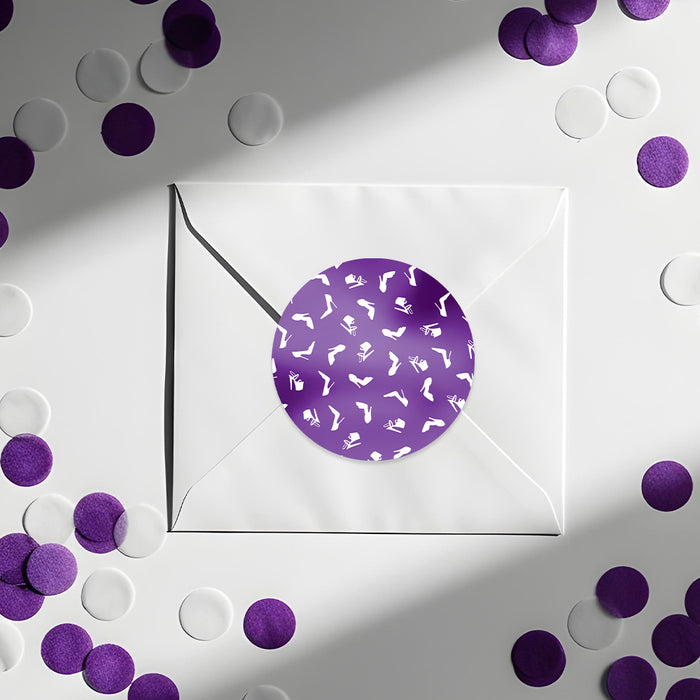 Purple Bachelorette Party Invitation Girls Night Invite