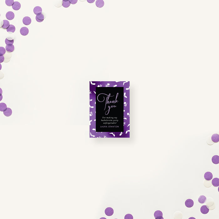 Purple Bachelorette Party Invitation Girls Night Invite