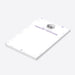 personalized disco ball notepad with purple starry design and modern stationery style-side
