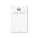 personalized disco ball notepad with purple starry design and modern stationery style